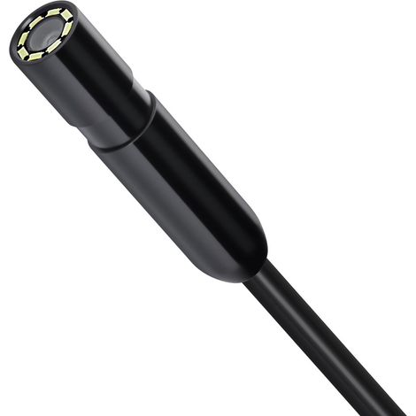 Caméra endoscopique HD 1920P avec 8 LED, câble semi-rigide de 5m, zoom 2x, étanchéité IP67, inspections automobiles et plomberie (1/5)
