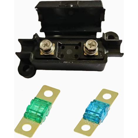 4 Pièces PorteFusibles Midi avec 10 Pièces 30/40/60/80/100 A (1/2)