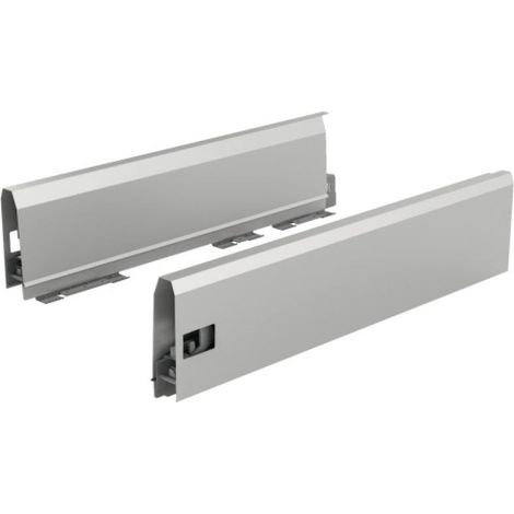 Ensemble flexible pour tiroir 126 mm ArciTech - HETTICH Argent