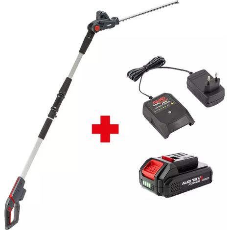 tagliasiepi a batteria telescopico al-ko "htad 1845" lama 45 cm batteria inclusa (1/4)