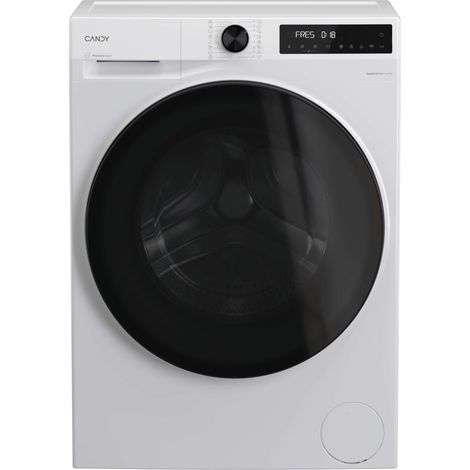 Candy ProWash 550, Lavatrice Carica Frontale 14 KG, 30% più efficente della classe A, 1400 giri, Bianco, Inverter, Vapore, Wi-Fi, Smart Wash, BP 414BL9-S