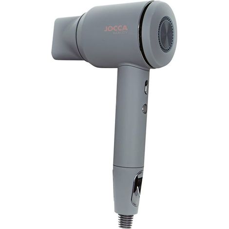 Jocca, Asciugacapelli Silenzioso, 1600-1800W, Tecnologia Ionica, 4 Temperature, Con Diffusore