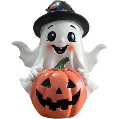 Statue d'Halloween avec - Décoration de table en résine - Petite figurine (1/5)