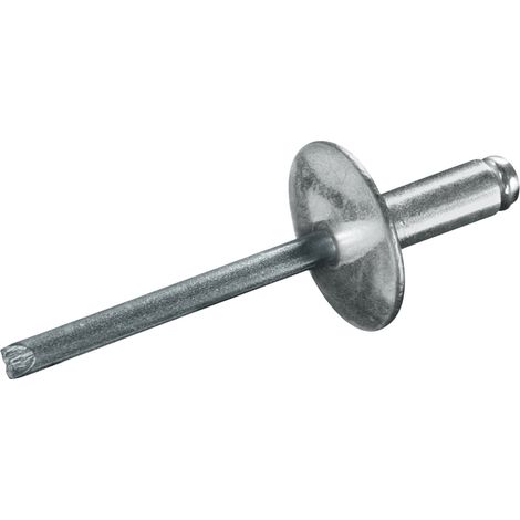 GOEBEL - 250 x Rivets aveugles 4,8 x 10 mm - Acier zingué / Acier zingué - Tête large - STANDARD - 7081348100 (1/5)