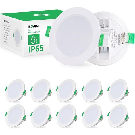 Spot LED Encastrable Salle de Bain IP65, Spot Extra Plat 5W (1/5)