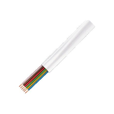 LogiLink CM06W cable telefónico 100 m Blanco