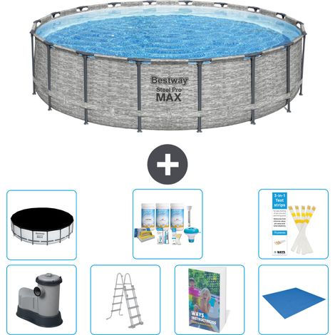 Bestway Piscina Bestway Steel Pro MAX Rotonda - 549x122 cm - 8-pezzi  S599