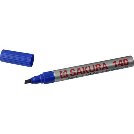 Marqueur Pen-Touch 140 Bleu, Sakura (1/3)