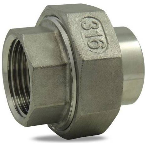 Union à portée conique femelle / à souder en inox 316 13.5mm (1/2)