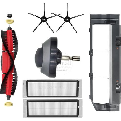 Accessoires et pièces détachées pour aspirateur Xiaomi Roborock S5 Max S6 S6 Maxv : kit de remplacement pour brosse rotative, filtre HEPA et chiffon de nettoyage.