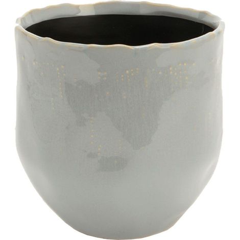 Cache Pot de Fleur Gris bleuté