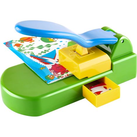 Machine à puzzles avec 10 mousses adhésives, découpeuse photo 10x15 cm pour loisirs créatifs, créez des puzzles personnalisés à partir de photos, kit complet de découpeuse de puzzles (1/5)