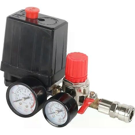 Druckschalter, Verteiler, Regler, Manometer, Druckschalter für Luftkompressoren, Regelventile für Kompressoren (90–120 PSI) (1/5)
