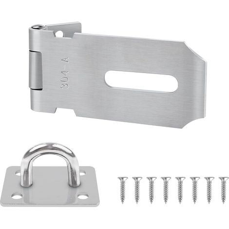 Cadenas de 7,6 cm en acier inoxydable 304 Verrou de sécurité avec vis Verrou pour cadenas, armoires, portes (1/5)