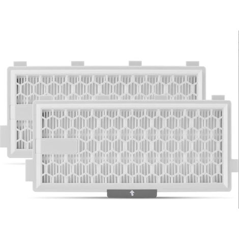 Filtre HEPA - 0 3 Micron - Pour Aspirateur Miele S4 S5 S6 S8 C1 C2 C3 Compact Complete - Lot De 2 (1/5)