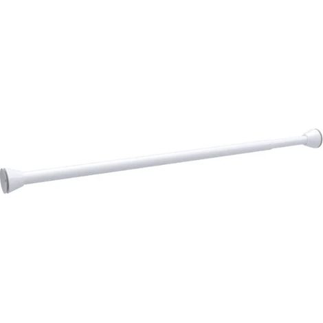 Vorhangstange für Zwischenwände mit Druckknopf, verstellbar 80 bis 125 cm. (1/2)