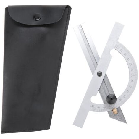 Règle d'angle de rapporteur réglable en acier au carbone 100x150mm, outil de mesure et de jaugeage