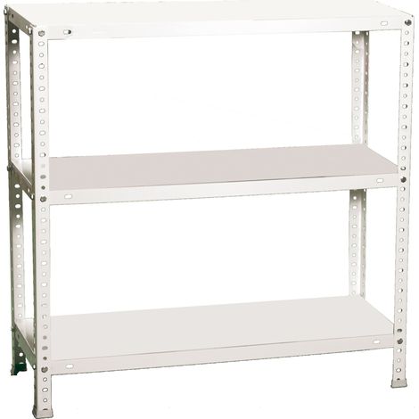Simonrack Metallregal weiß 3 Ebenen 75 kg