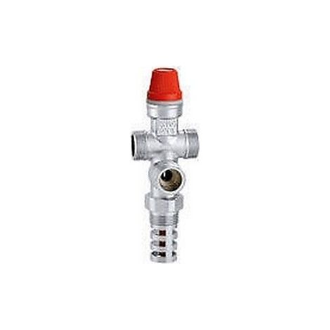 Valvola di scarico termico con reintegro incorporato per generatori a combustibile solido 3/4" Caleffi 544501  3/4”