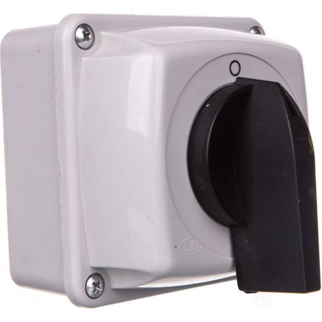 Interruptor de leva 0-I 25A 1P IP44 en carcasa ŁUK E25-53 952552