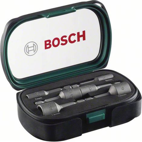 Lot d'embouts a emmanchement 6 mm, 7 mm, 8 mm, 10 mm, 12 mm, 13 mm Bosch Accessories Promoline 2607017313 Propulseur 1/