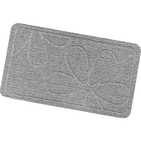 Zerbino Ingresso Assorbente Antiscivolo Asciugapassi Interno Esterno 100% Made In Italy - Grigio