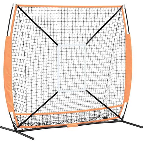 Filet d'entraînement de baseball Noir 180 x 59.5 x 152.5 cm CFW364799 (1/5)