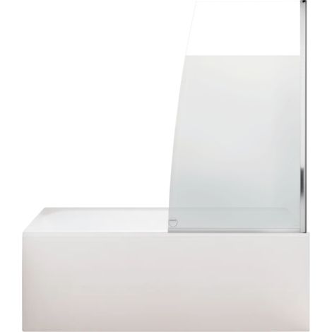 Bañera recta acrílica Elise de 170 x 75 cm + mampara de baño con puerta lateral derecha + faldón para nicho + desagüe
