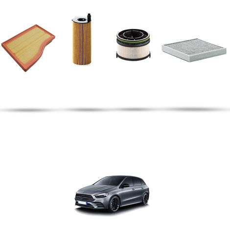 Kit tagliando 4 filtri compatibile con Mercedes Classe B (W247) 220 d 140kw dal 2018 (1/5)