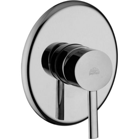Unterputz-Brausebatterie 1 Abgang, Platte 115x140 mm Paffoni Berry Serie BR010CR Verchromt - Messing (1/2)