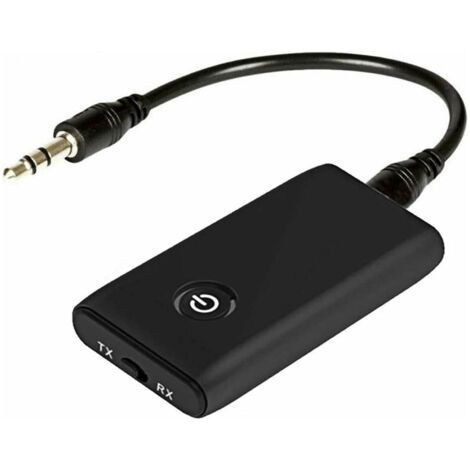 Transmetteur Bluetooth 5.0 Émetteur et Récepteur Adaptateur, Bluetooth 2 en 1 Adaptateur, Jack 3,5mm APTX et USB, Compatible avec TV/PC/Système Stéréo/Maiso (1/5)