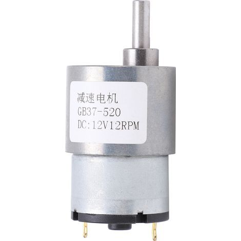 12-V-Gleichstrommotor, 12 U/min, selbsthemmende Getriebewelle für Fenster- und Türöffner (1/5)