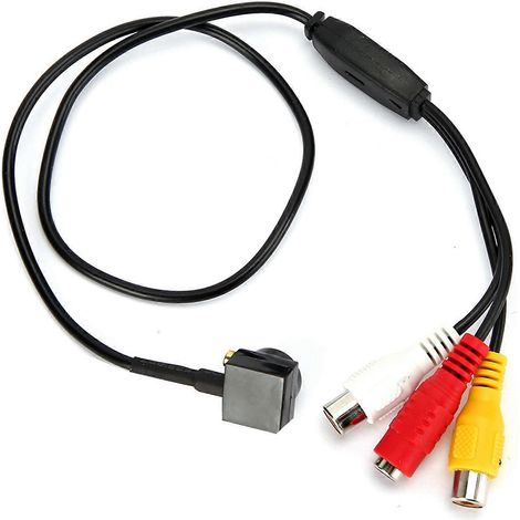 Caméra de surveillance filaire HD 1200TCV, 1500TCV, 600TCV, 700TCV - Mini caméra vidéo discrète pour intérieur, vision nocturne, enregistrement continu (1/5)