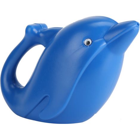 1200 ml en plein air enfants en plastique dessin animé Animal arrosoir plage jouet jardinage saupoudrer Pot dauphin bleu (1/5)