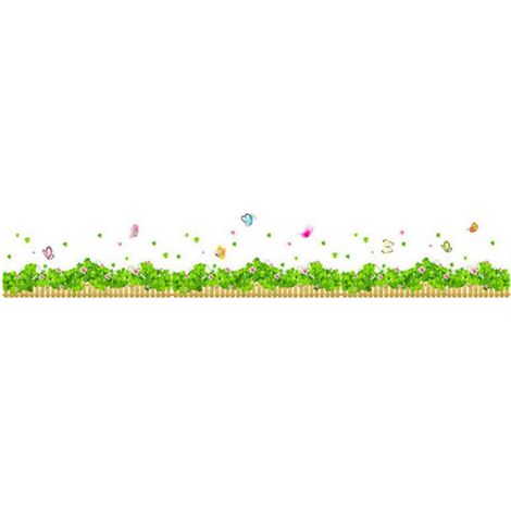 Wunderschöner floraler Wandaufkleber mit Klee-Motiv für Schlafzimmer und Wohnzimmer (1/5)