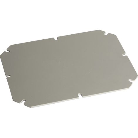 Mounting plate in galvanized steel, thickness 15 mm For boxes of H275W225 mm - NSYAMPM2924TB