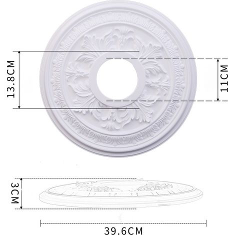 Décorations de plafond, panneaux décoratifs de plafond, disques décoratifs muraux (1/5)