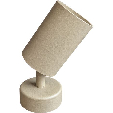 Faro Lampada Led Da Soffitto Parete GU10 Orientabile, Colore Disponibili Bianco Nero Sabbia (Sabbia) (1/3)