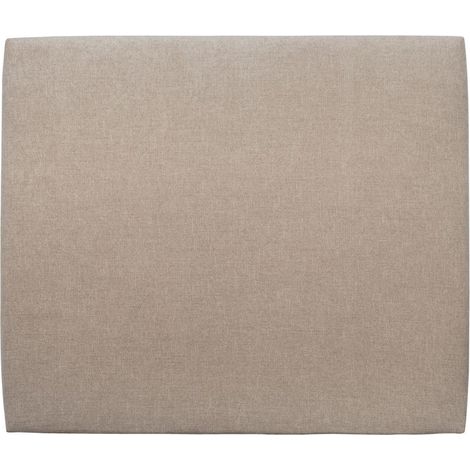 Tete de lit Tapissée Tissu Beige brun L 180 cm - Ep 10 cm rembourré (1/4)