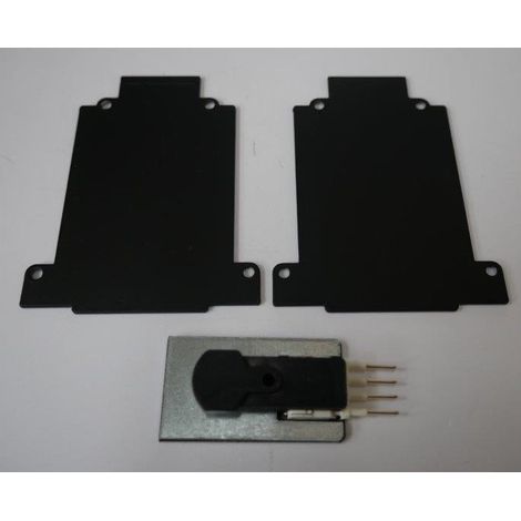 Kit de 2 embouts noirs magnétiques + electrique pour profilé rail encastré TBT 24V avec THE RUNNING MAGNET Flos