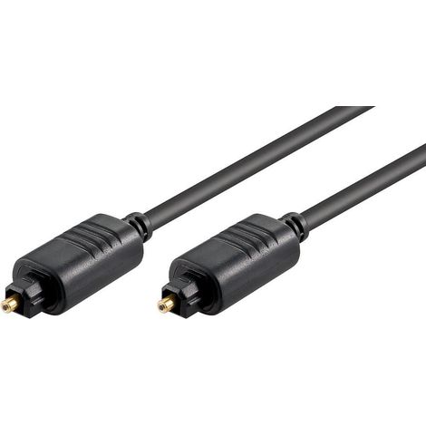 Microconnect TT6100BKAD 1m TOSLINK TOSLINK Schwarz Audiokabel - Audiokabel (TOSLINK, Stecker, TOSLINK, Stecker, 1 m, Schwarz)