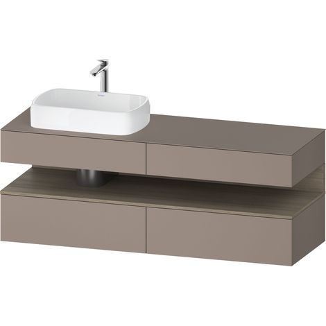 Duravit Collection One Meuble sous-vasque sur console, 2 tiroirs,