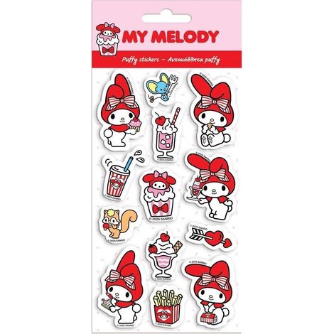 My Melody geprägte Aufkleber