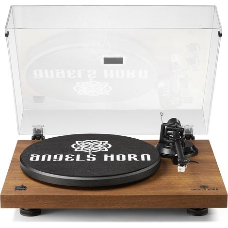 Platine Vinyle Bluetooth Hi-FI, Tourne-Disque AT-3600L  Préampli phono intégré, entraînement par courroie 33/45 tr/min, sortie RCA et contrepoids réglable (1/5)