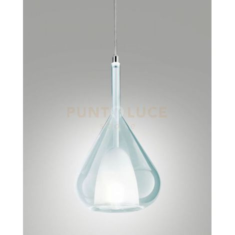 EDISON 3481-50-244 VETRO AZZURRO COMPLETO DI CAVO X KIT LUCI SENZA BASE DI ATTACCO