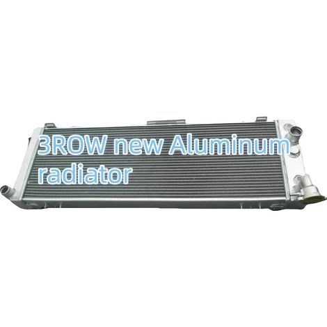 Radiateur en aluminium, 66 x 48 x 6,4 cm, améliore l'efficacité de refroidissement de 40 %, s'adapte aux Jeep Cherokee XJ de 1991 à 2001, ajustement direct OEM, construction soudée TIG (1/5)