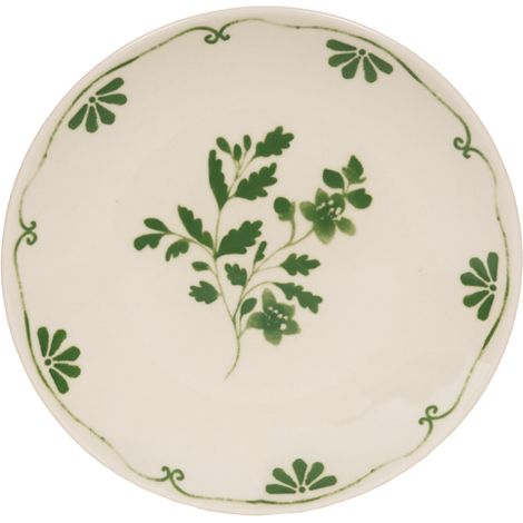 Table Passion - Assiette à dessert Appoline verte 21 cm (lot de 6)