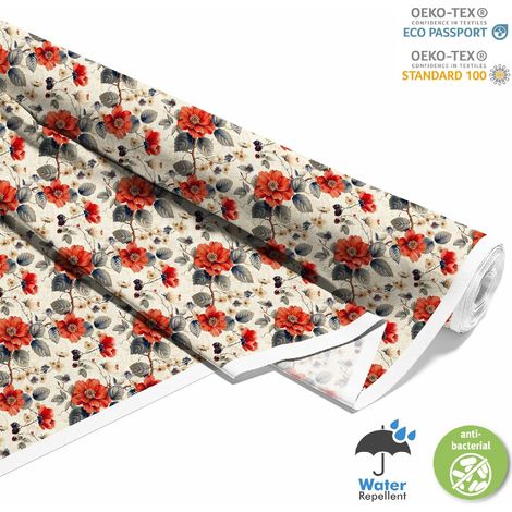 TESSUTI DECORATIVI PER ESTERNI OXFORD - Motivo Fiori I DX5249 (1/5)