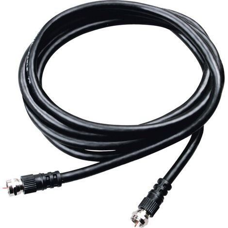 PROLUNGA ANTENNA TV 2 M SATELLITARE SPINE TIPO F NERO- 1,0 pz