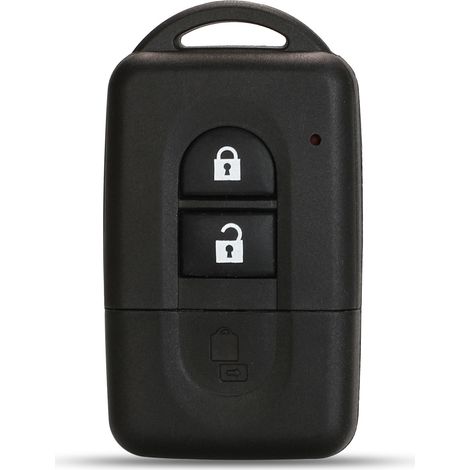 1 étui de protection pour télécommande de voiture, ABS résistant, ajustement précis, 2 boutons, protection contre les chutes et rayures (1/5)
